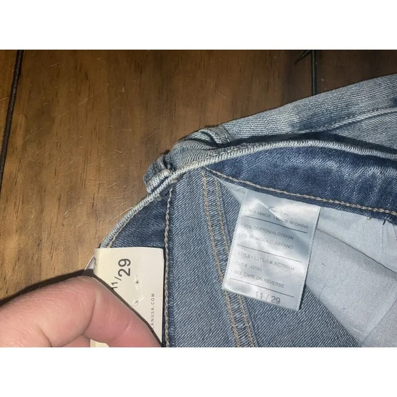 Kancan Women's Jeans Straight Fit Distressed Medium Wash Size 11/29 - Picture 5 of 10